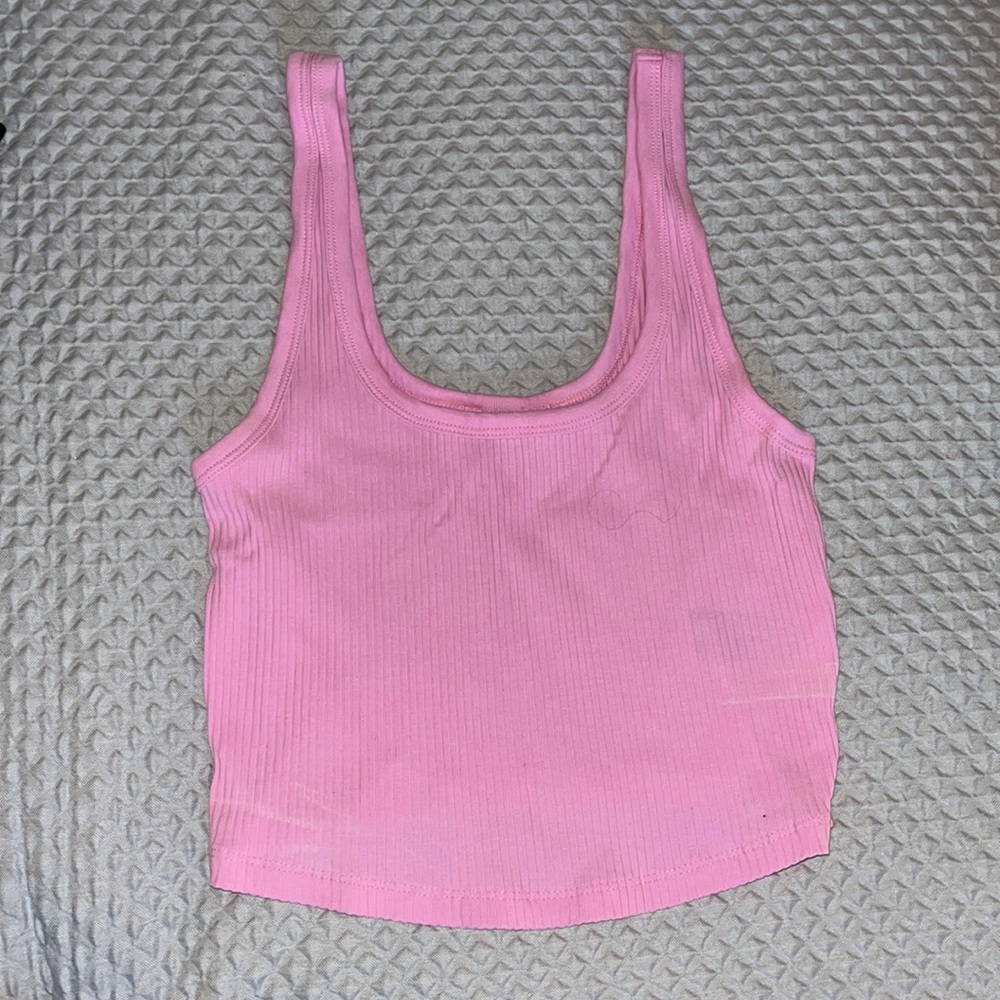 Pink Old Navy Crop Tank